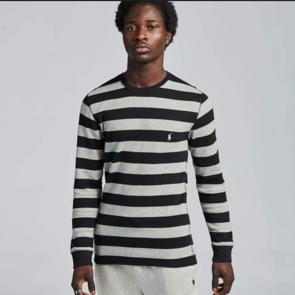 Polo Ralph Lauren Other - Polo by Ralph Lauren Black and Gray Long Sleeve Tee